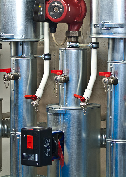 Heizungsanlage im Kellerraum